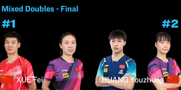 黄友政/石洵瑶3-2薛飞/钱天一夺冠！低开高走，后两局衔接流畅！